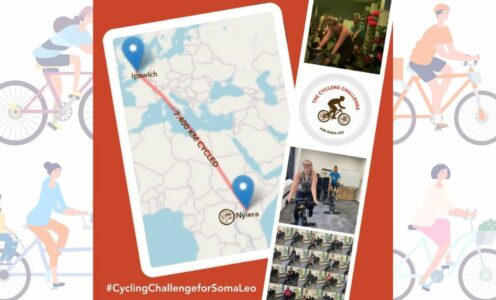 Pound Gates cycle to Nyiera and raise over £5,000 for Soma Leo